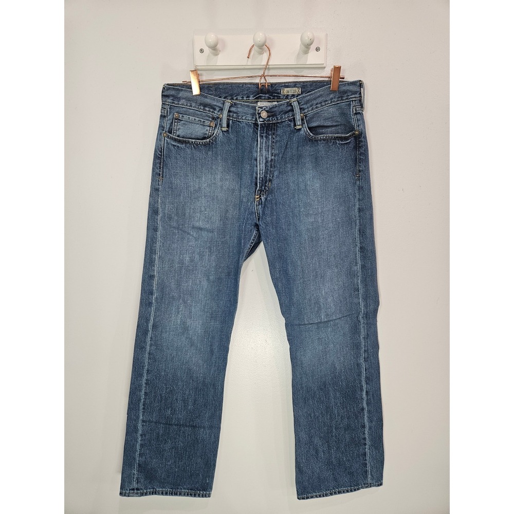 Polo Ralph Lauren Classic 867 Men Blue Denim Straight Leg Jeans 34x30 USA Fabric